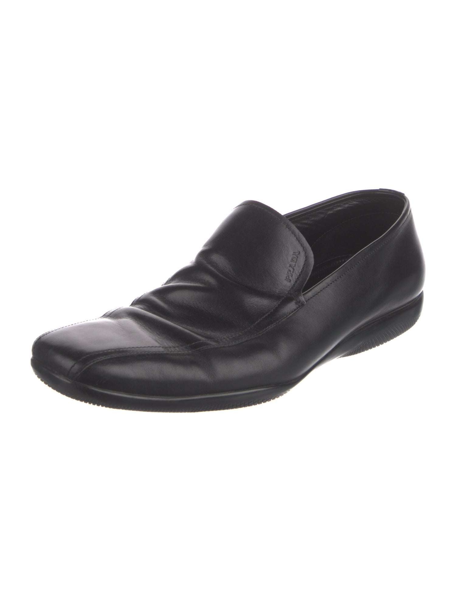Prada Leather Dress Loafers