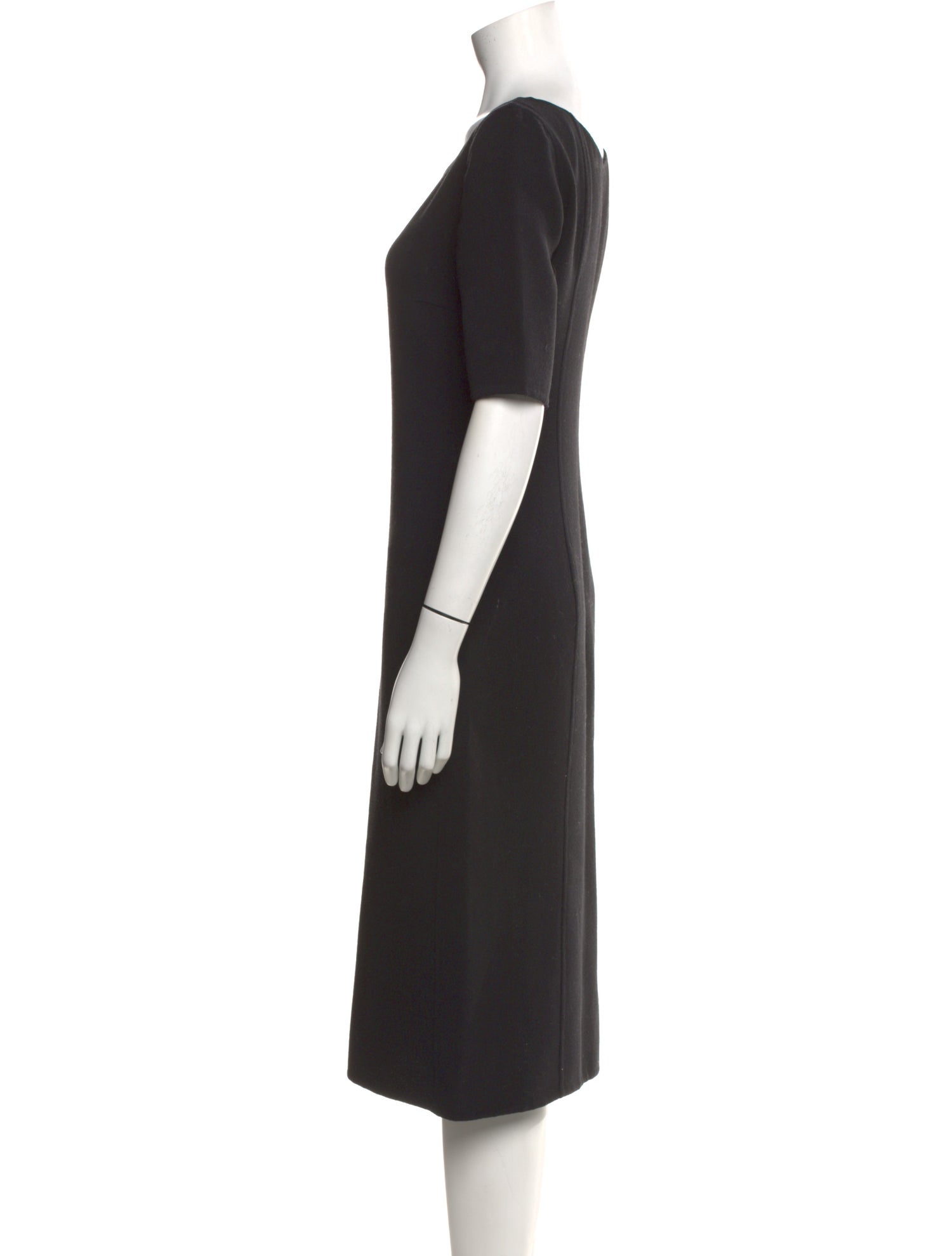 Wool Knee-Length Dress