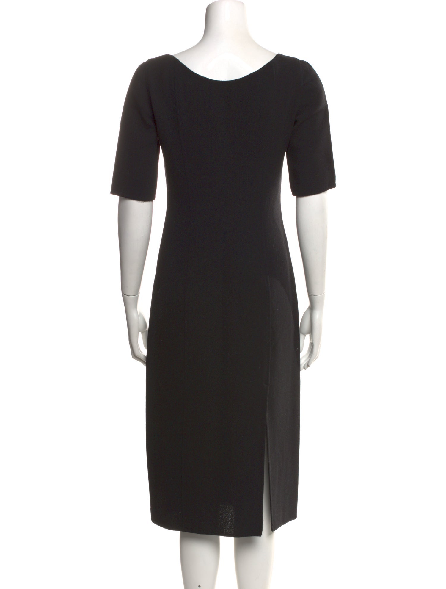Wool Knee-Length Dress