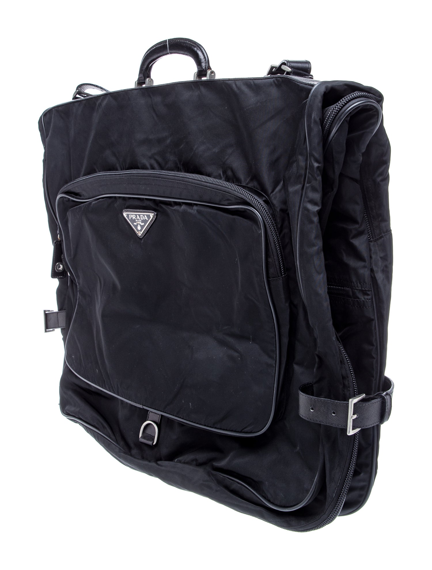 Prada Nylon Vela Nylon Garment Bag Vintage