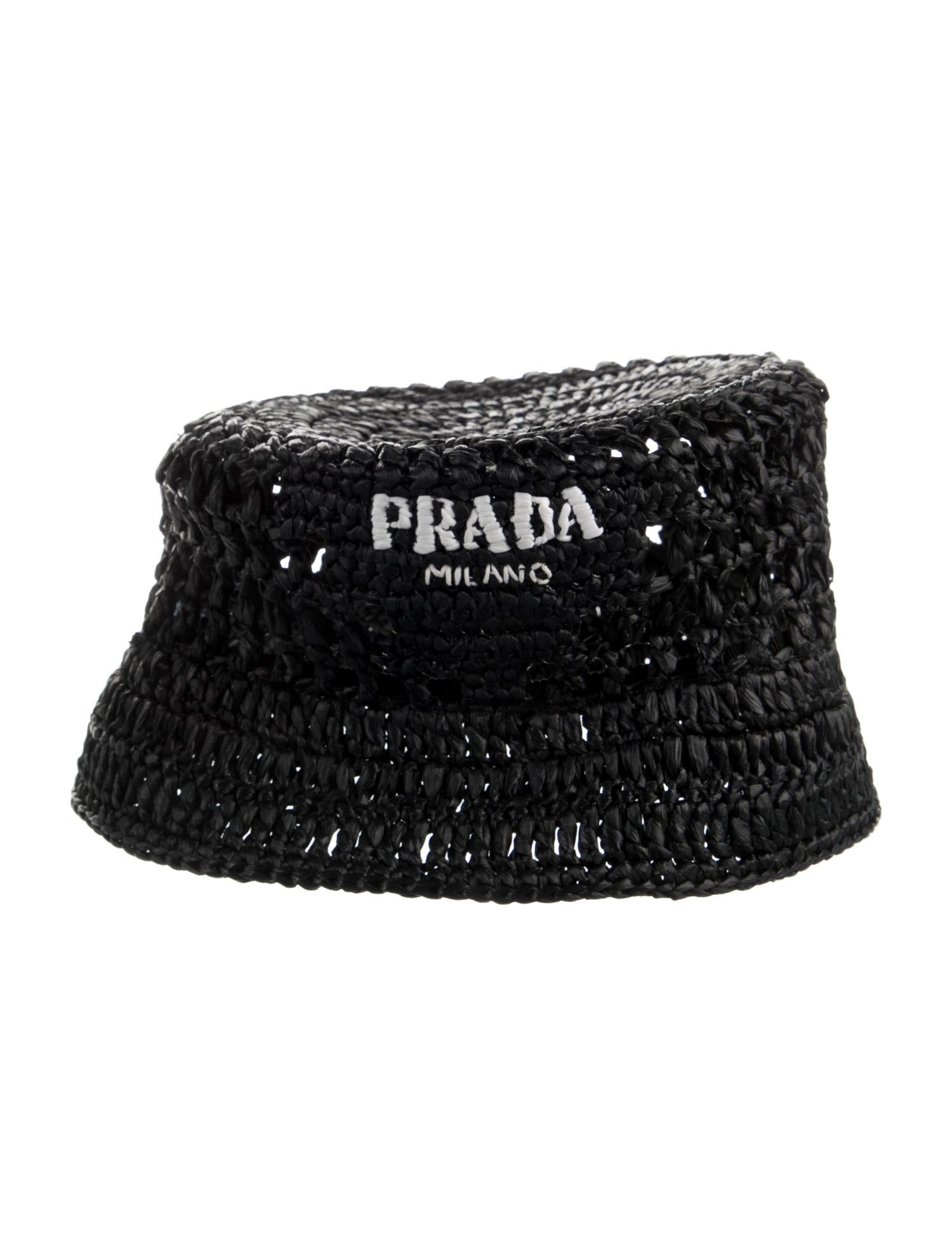 Prada Spring Bucket Straw Hat