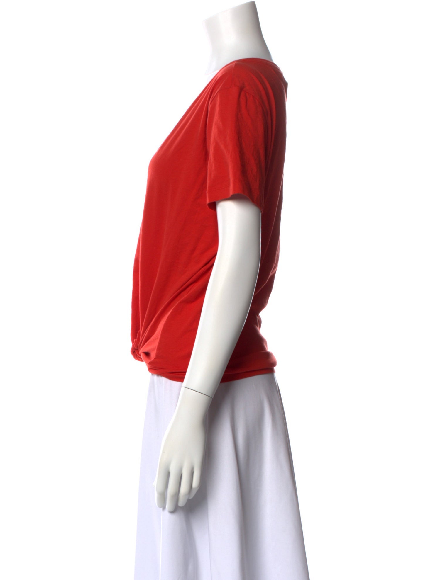 Prada V-Neck Short Sleeve T-Shirt