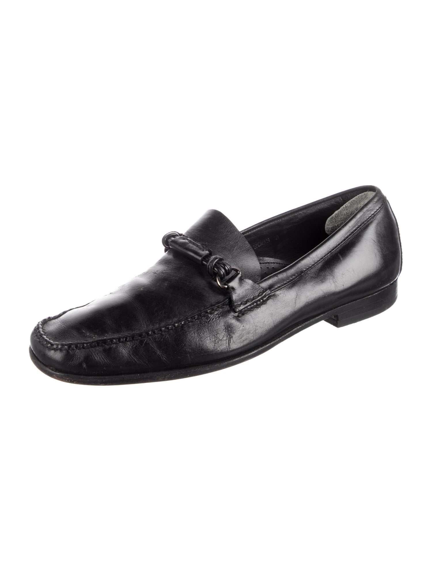Prada Leather Dress Loafers