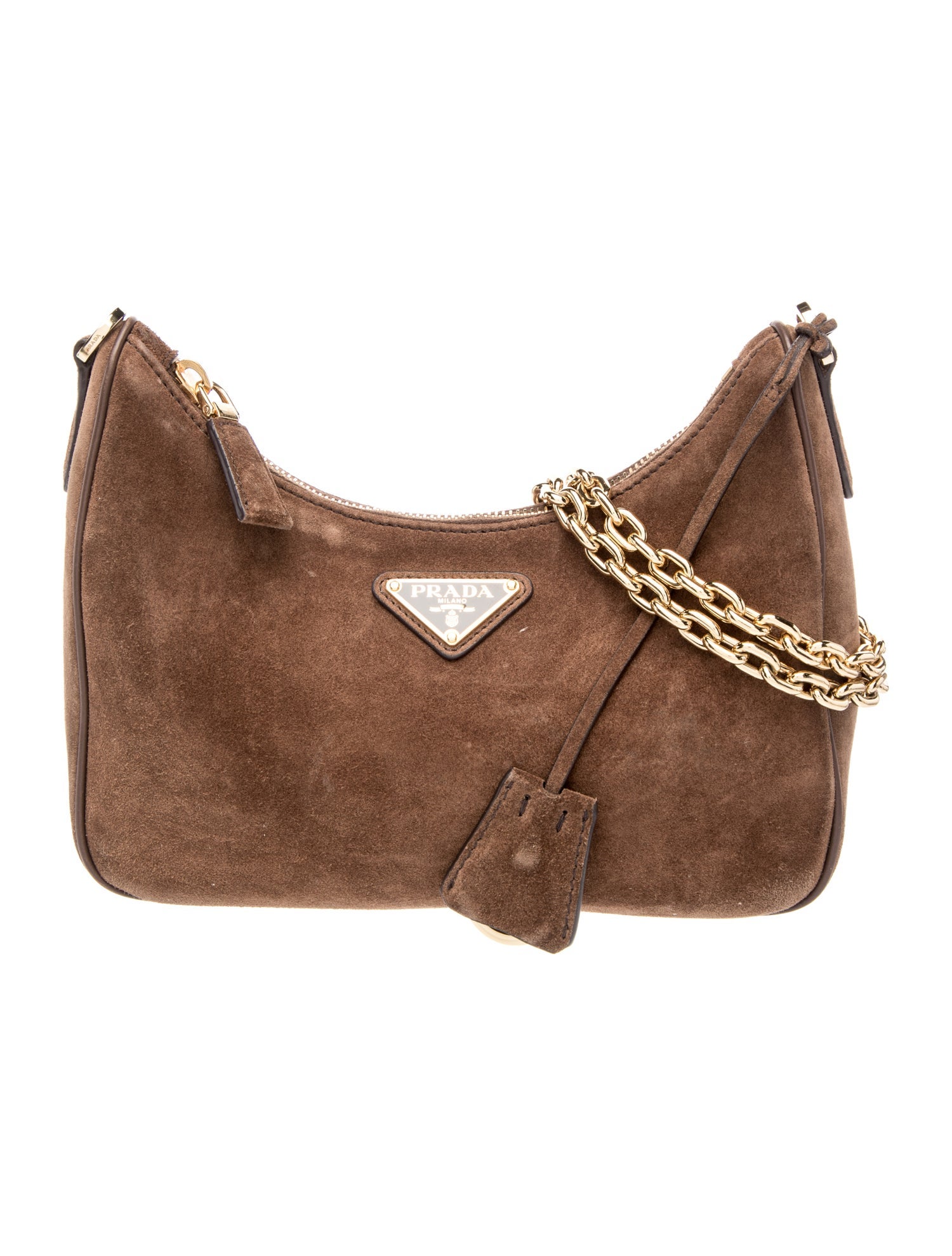 Prada Enameled Metal Triangle Re-Edition 2005