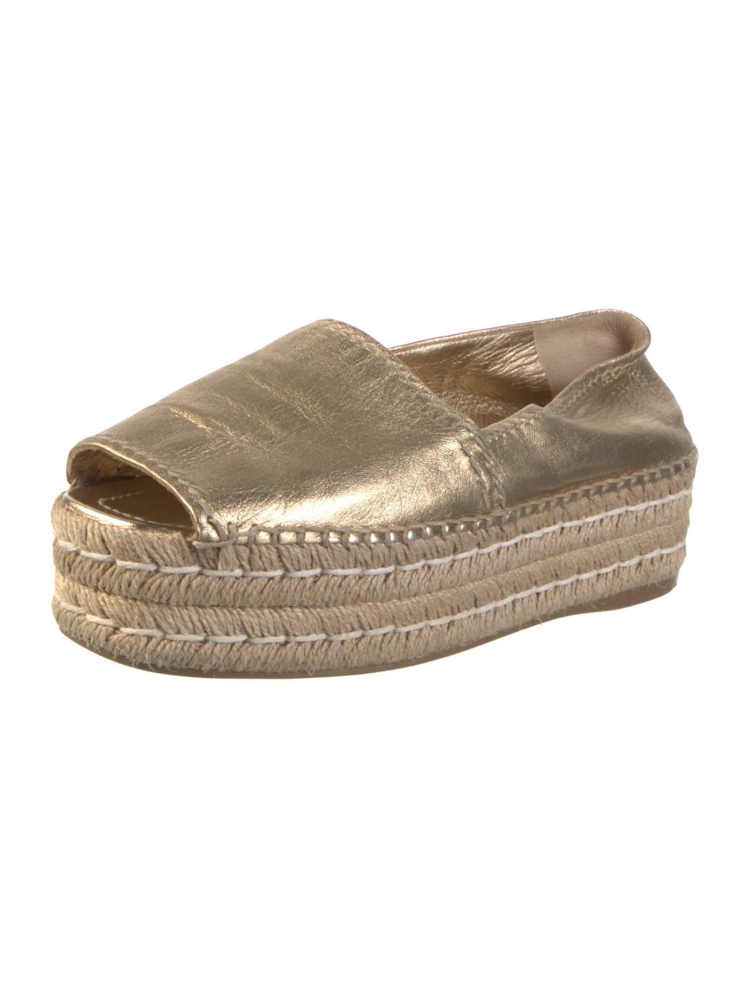 Prada Leather Espadrilles