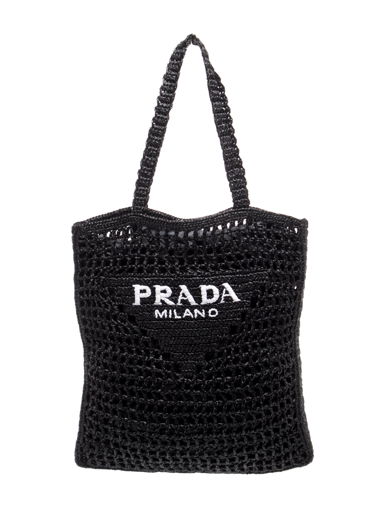 Prada Raffia Tote