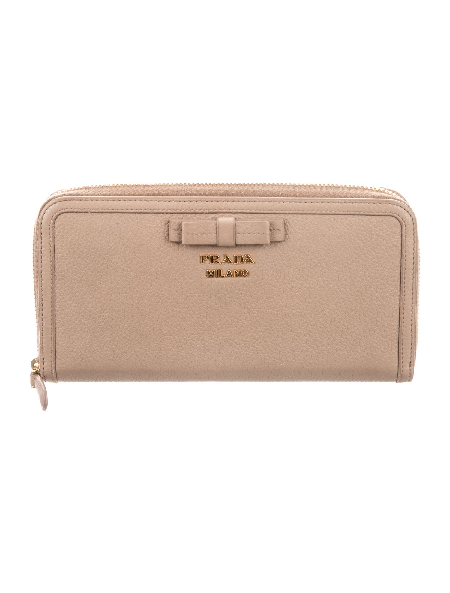 Prada Vitello Phenix Leather Continental Wallet