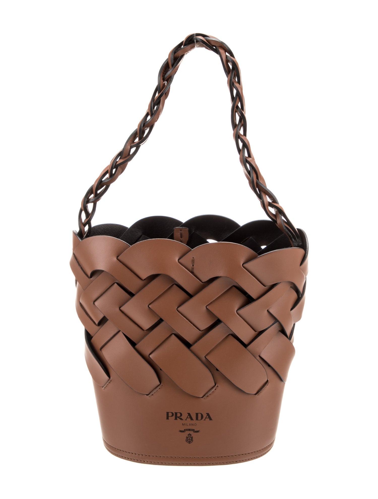 Prada City Calf Leather Tress