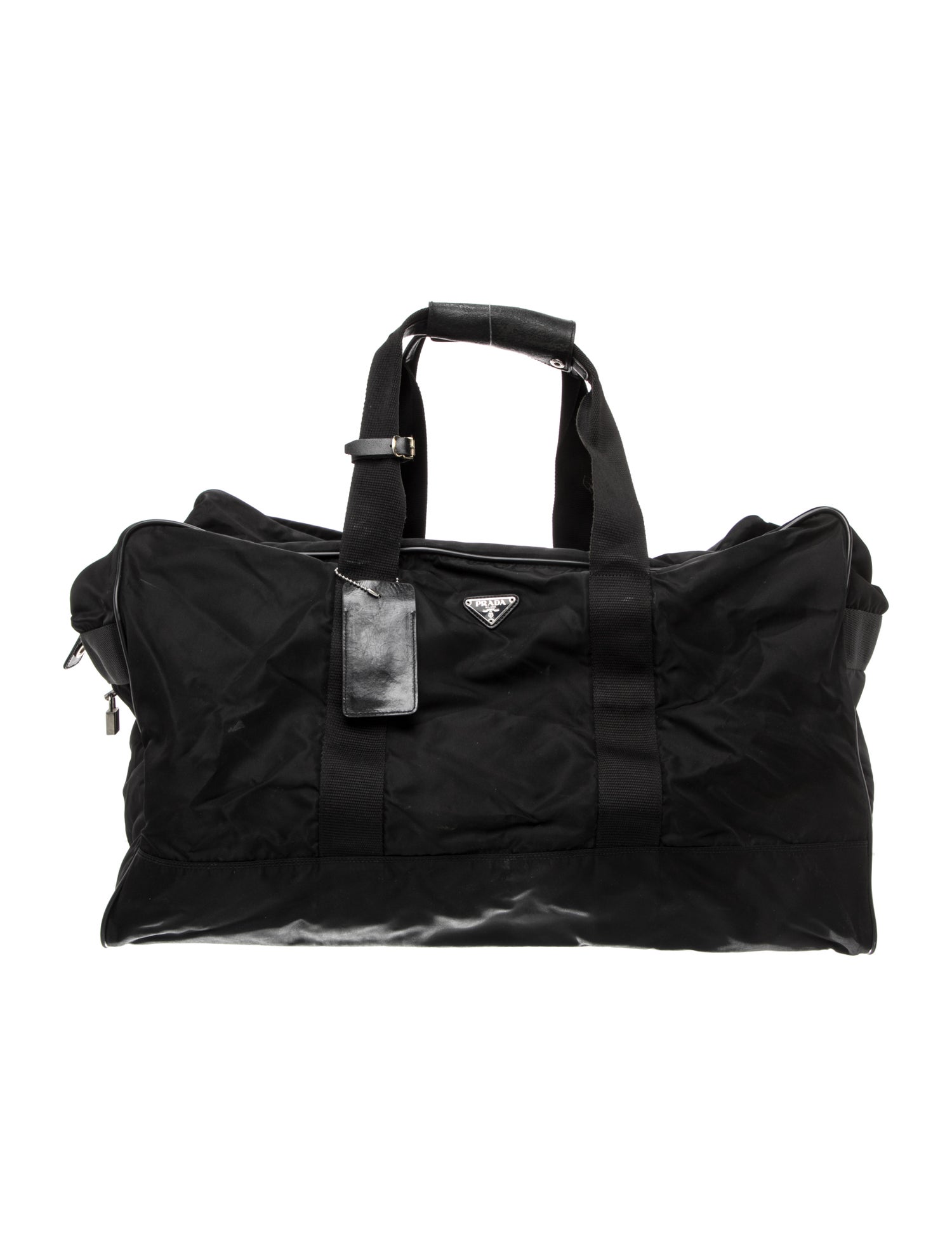 Prada Tessuto Nylon Weekender Bag Vintage