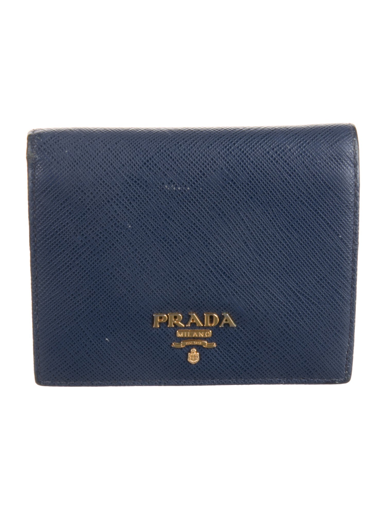 Prada Saffiano Metal Leather Wallet