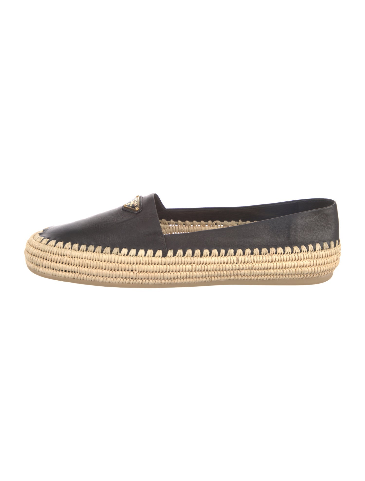Prada Leather Espadrilles