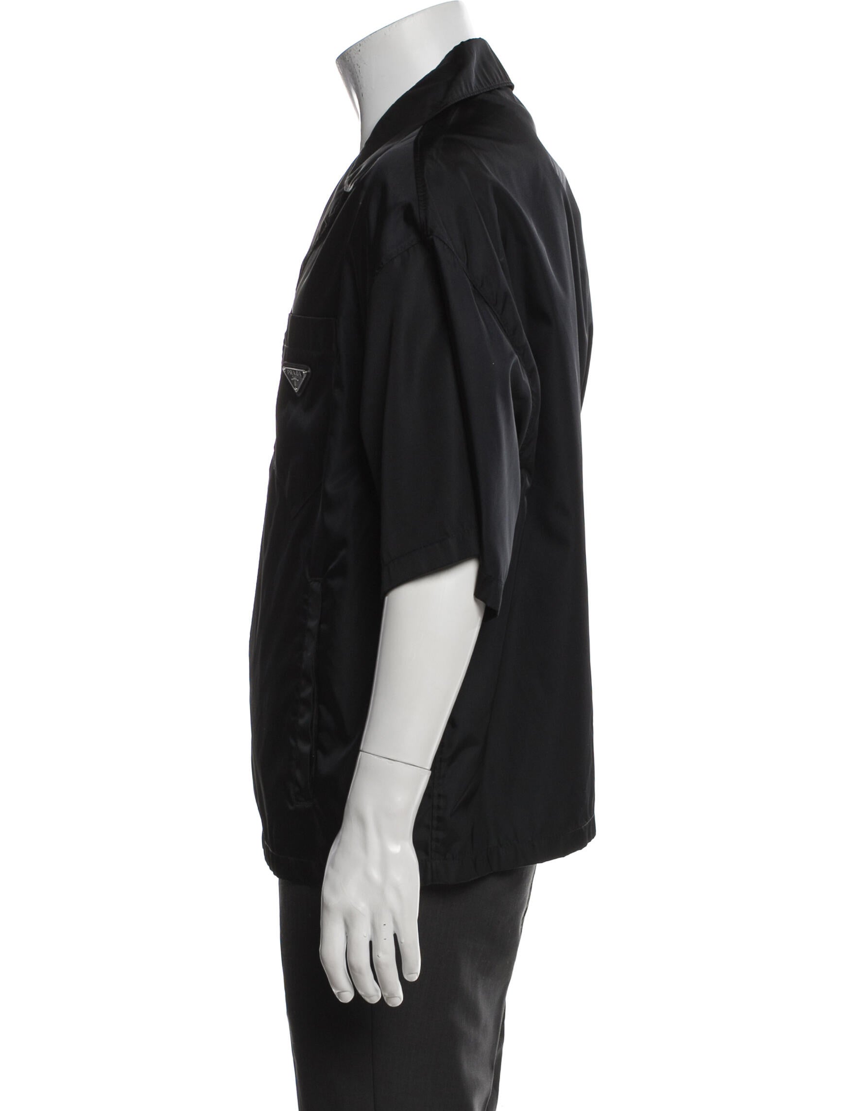 Prada 2022 Enameled Metal Triangle Shirt