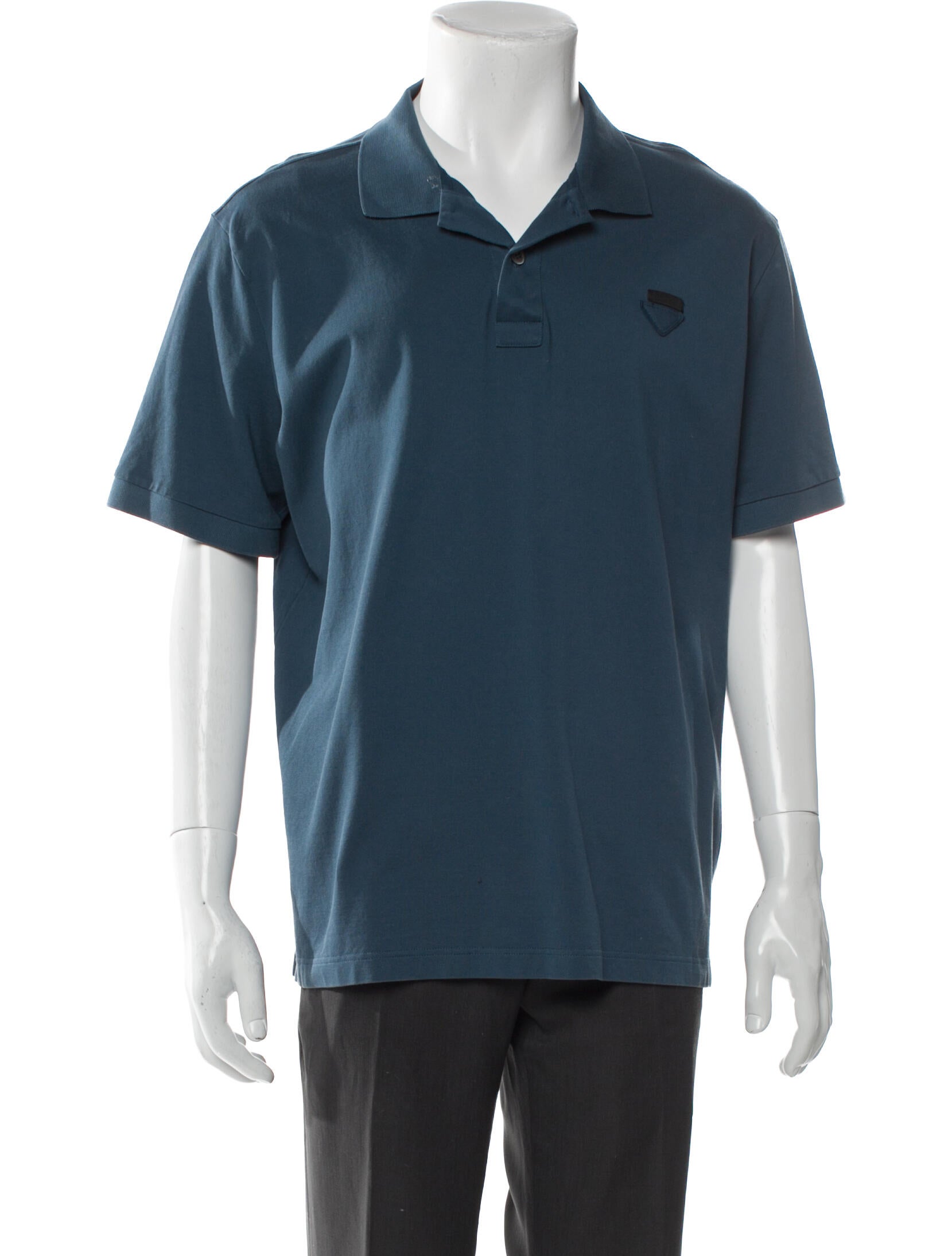 Prada 2020 V-Neck Polo Shirt