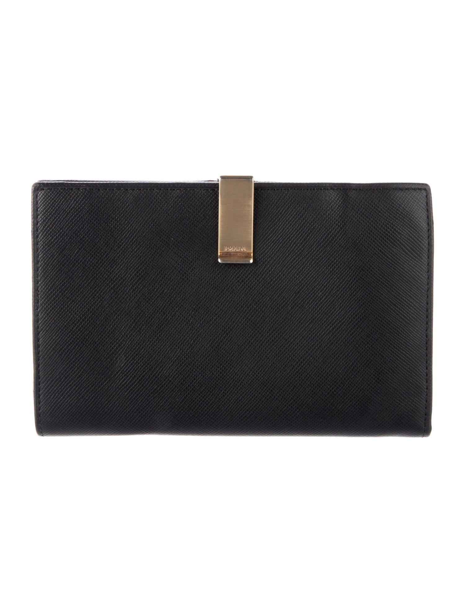 Prada Saffiano Cuir Leather French Purse