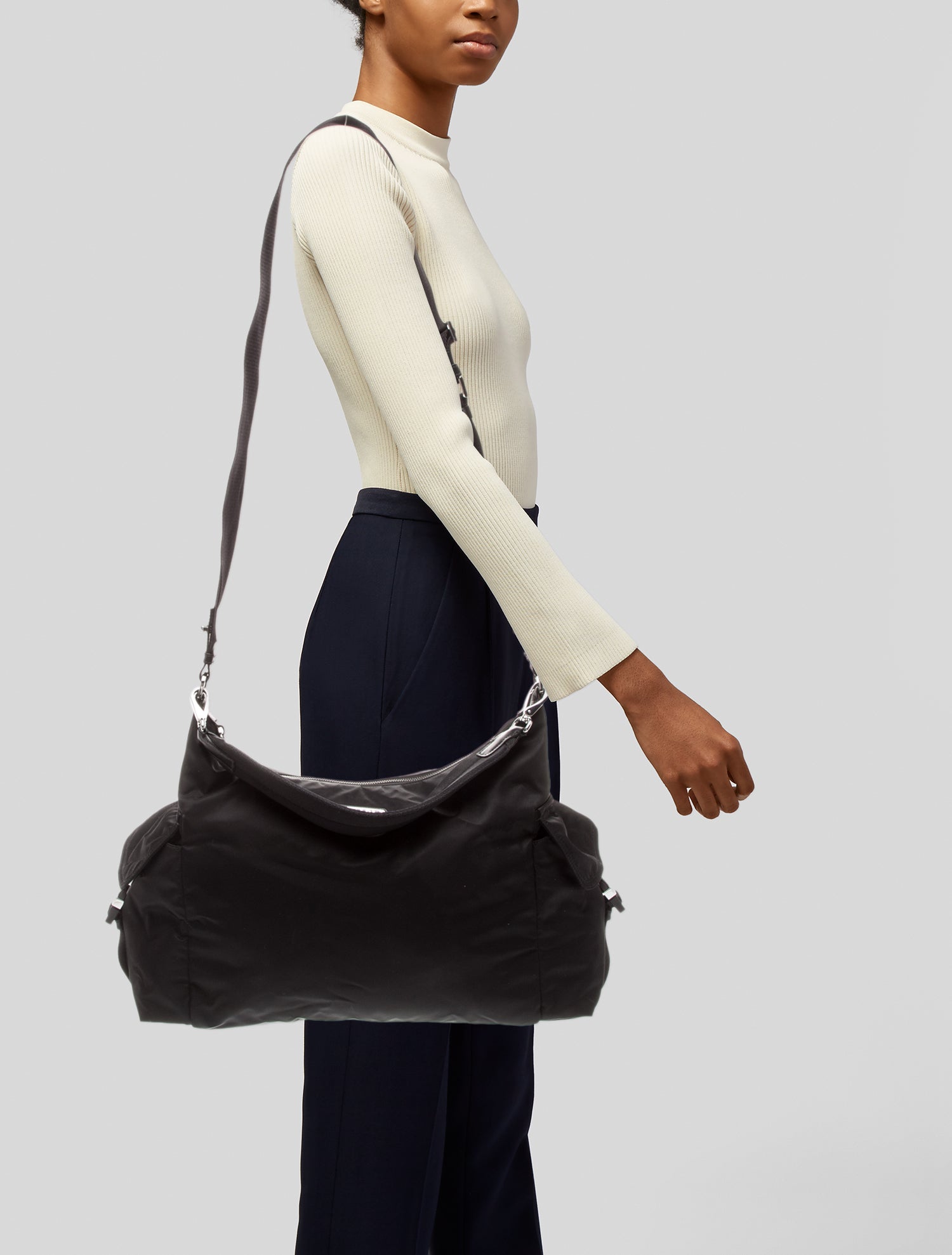 Prada Tessuto Nylon Shoulder Bag