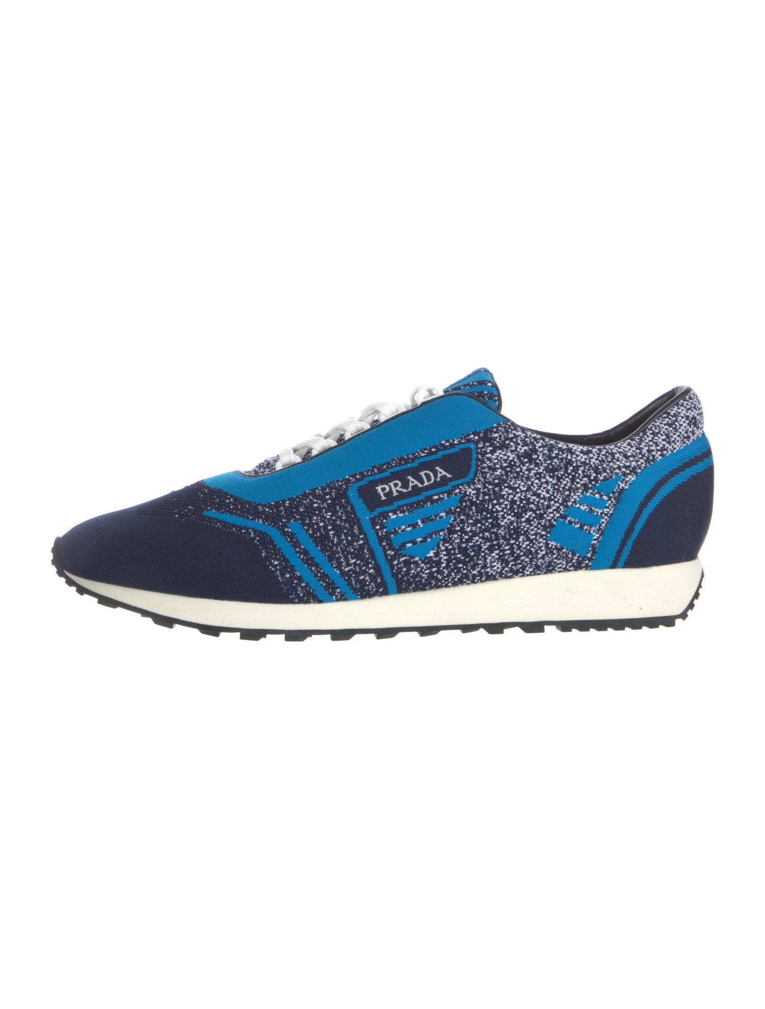 Prada Mesh Printed Athletic Sneakers