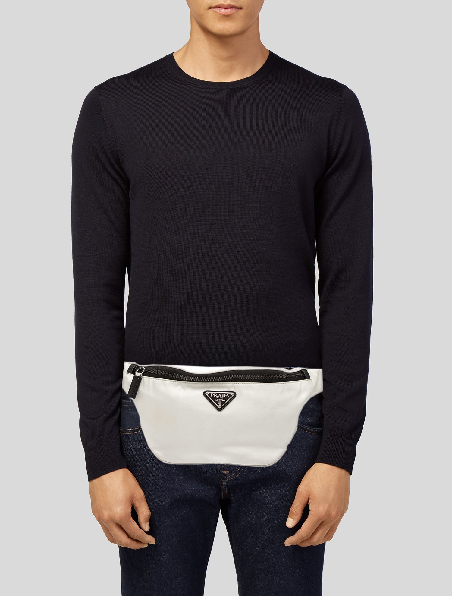 Prada Saffiano Leather Belt Bag