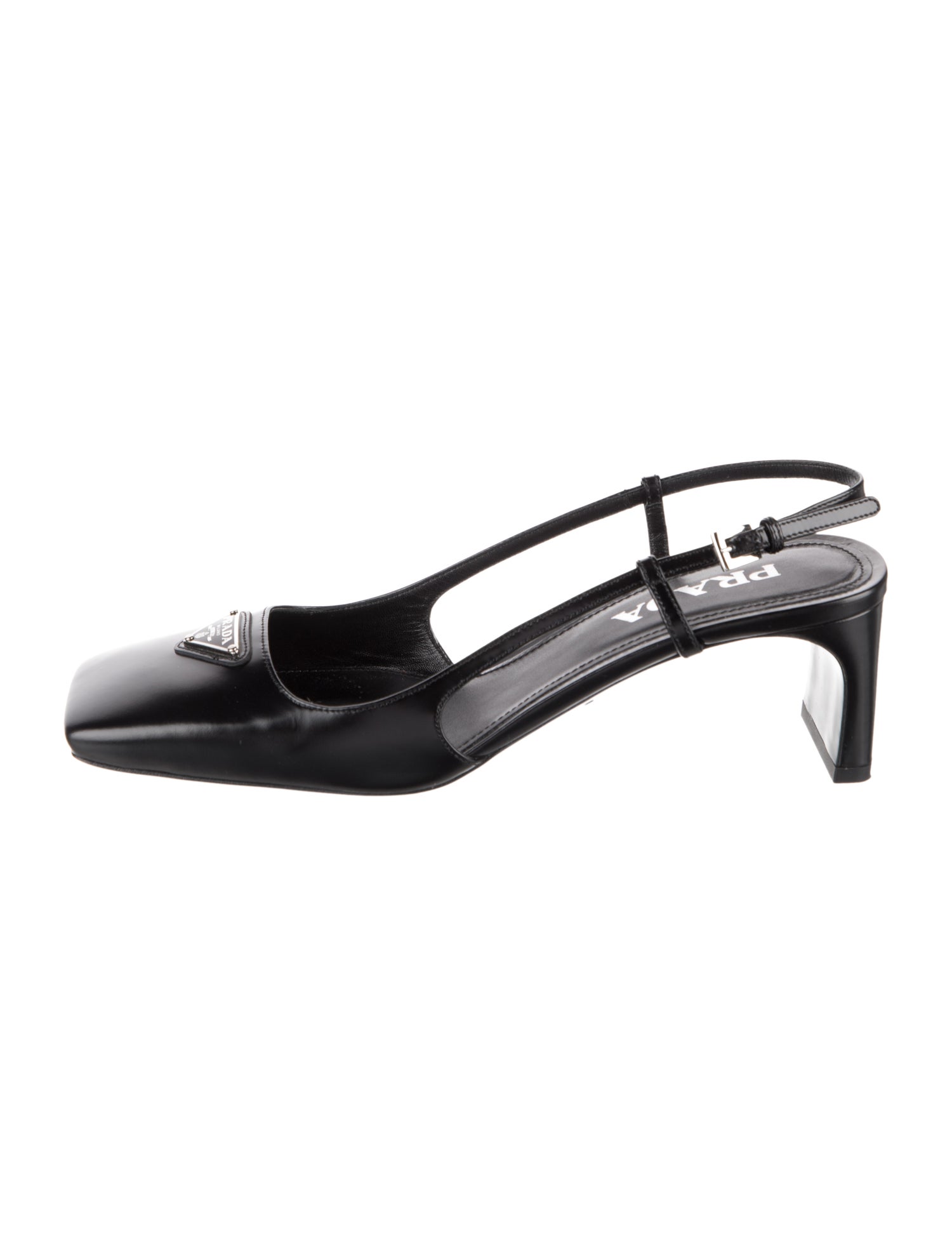 Prada Leather Slingback Pumps
