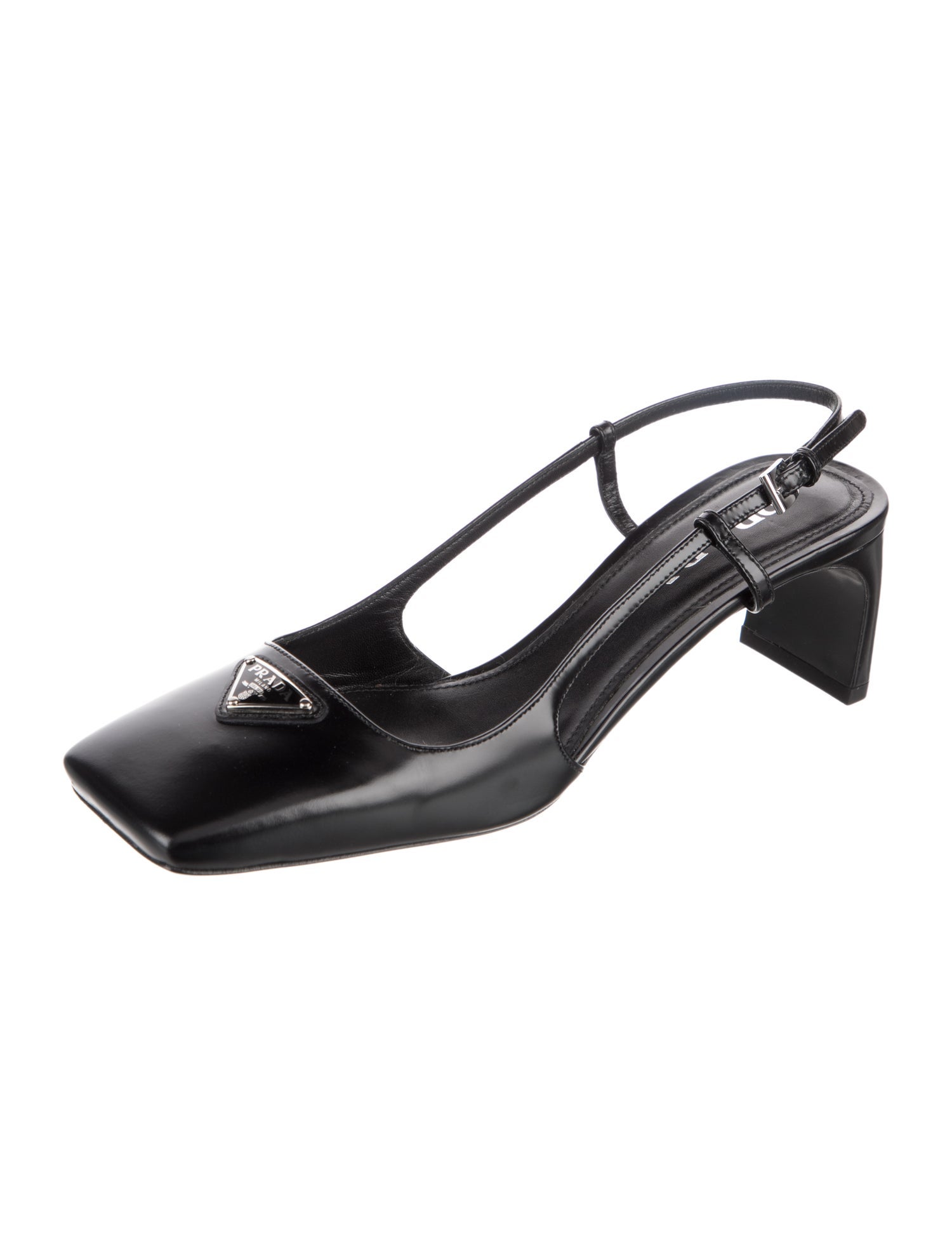 Prada Leather Slingback Pumps