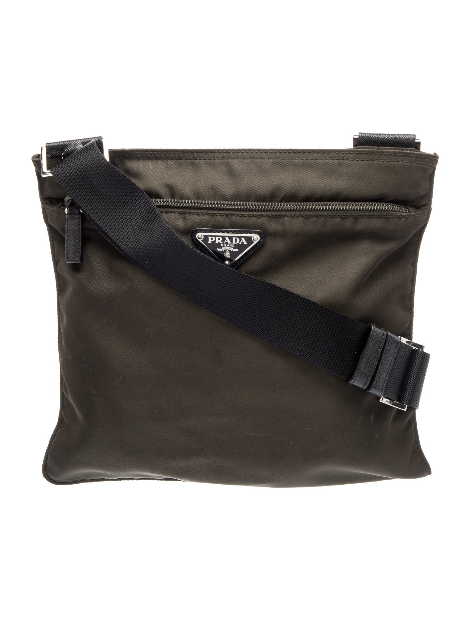 Prada Vela Nylon Messenger Bag