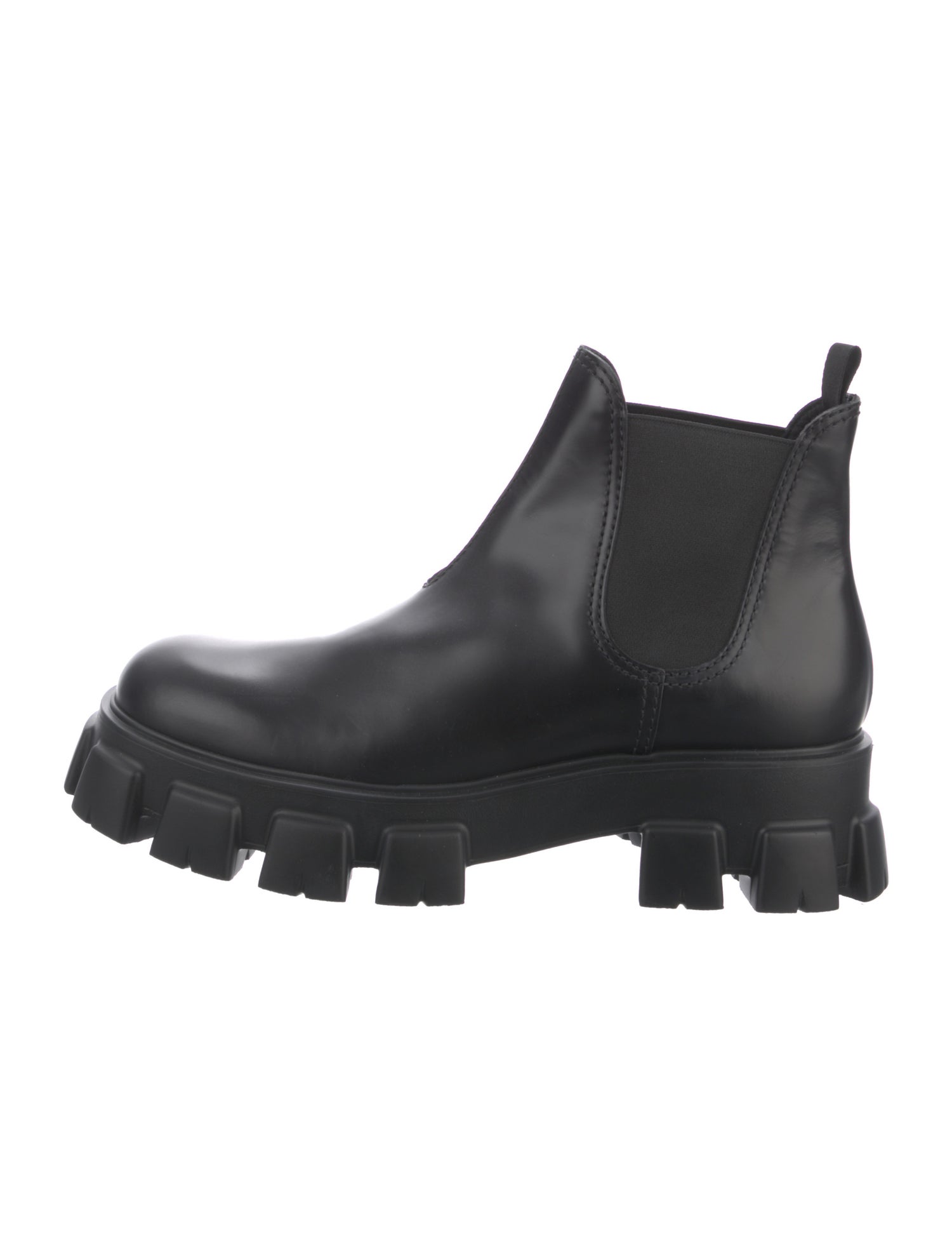 Prada Leather Chelsea Boots