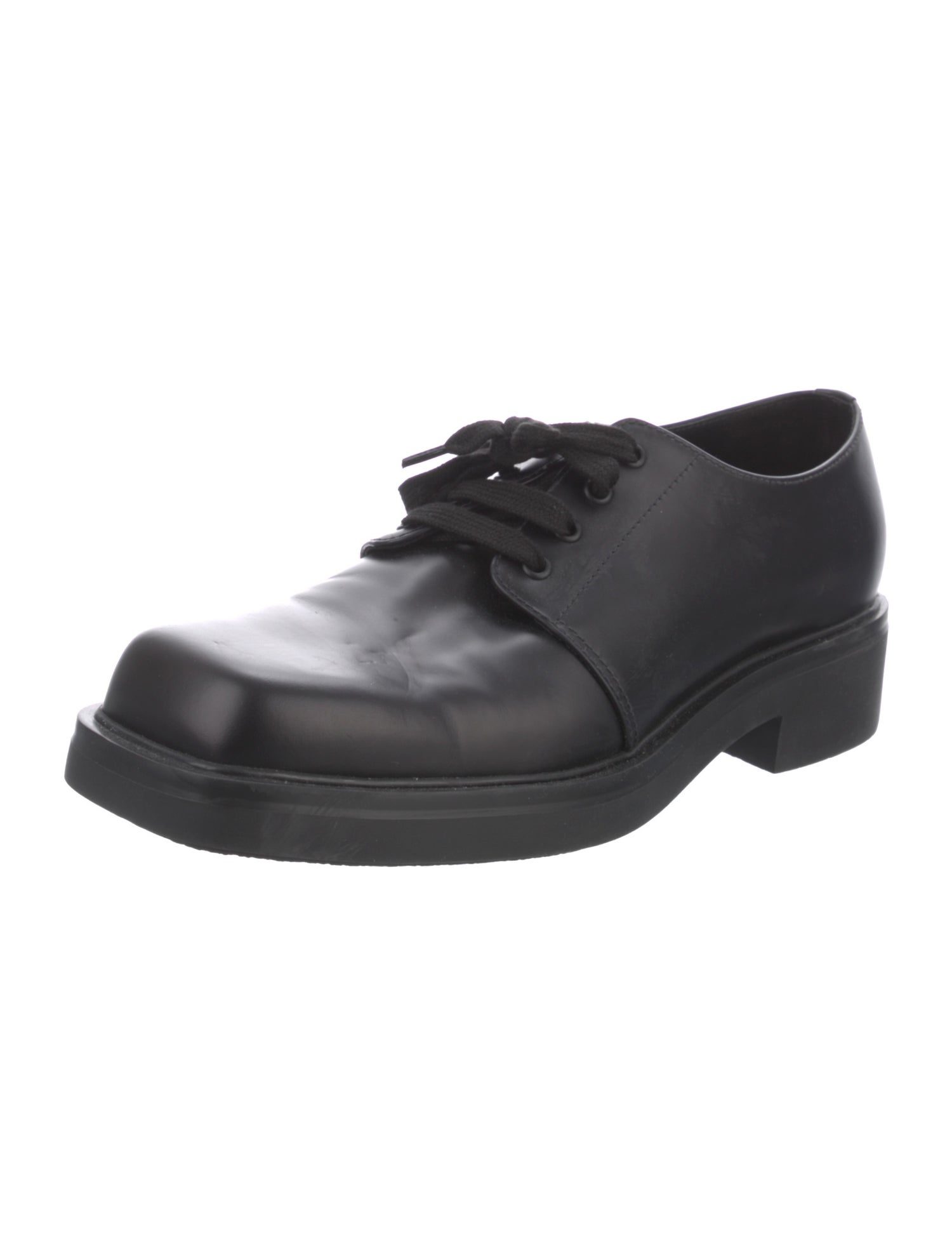 Prada Leather Derby Shoes