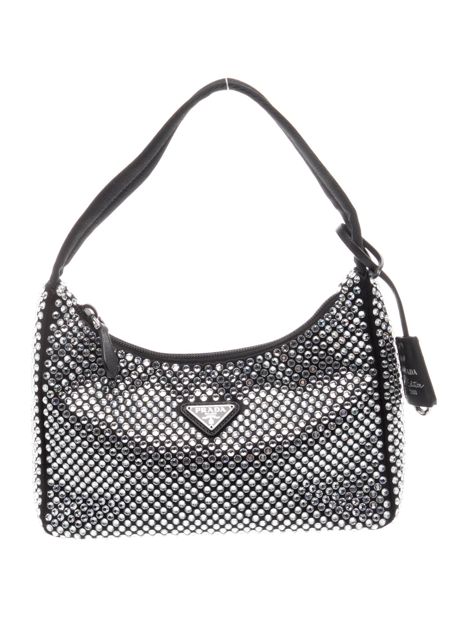 Prada Enameled Metal Triangle Re-Edition 2000