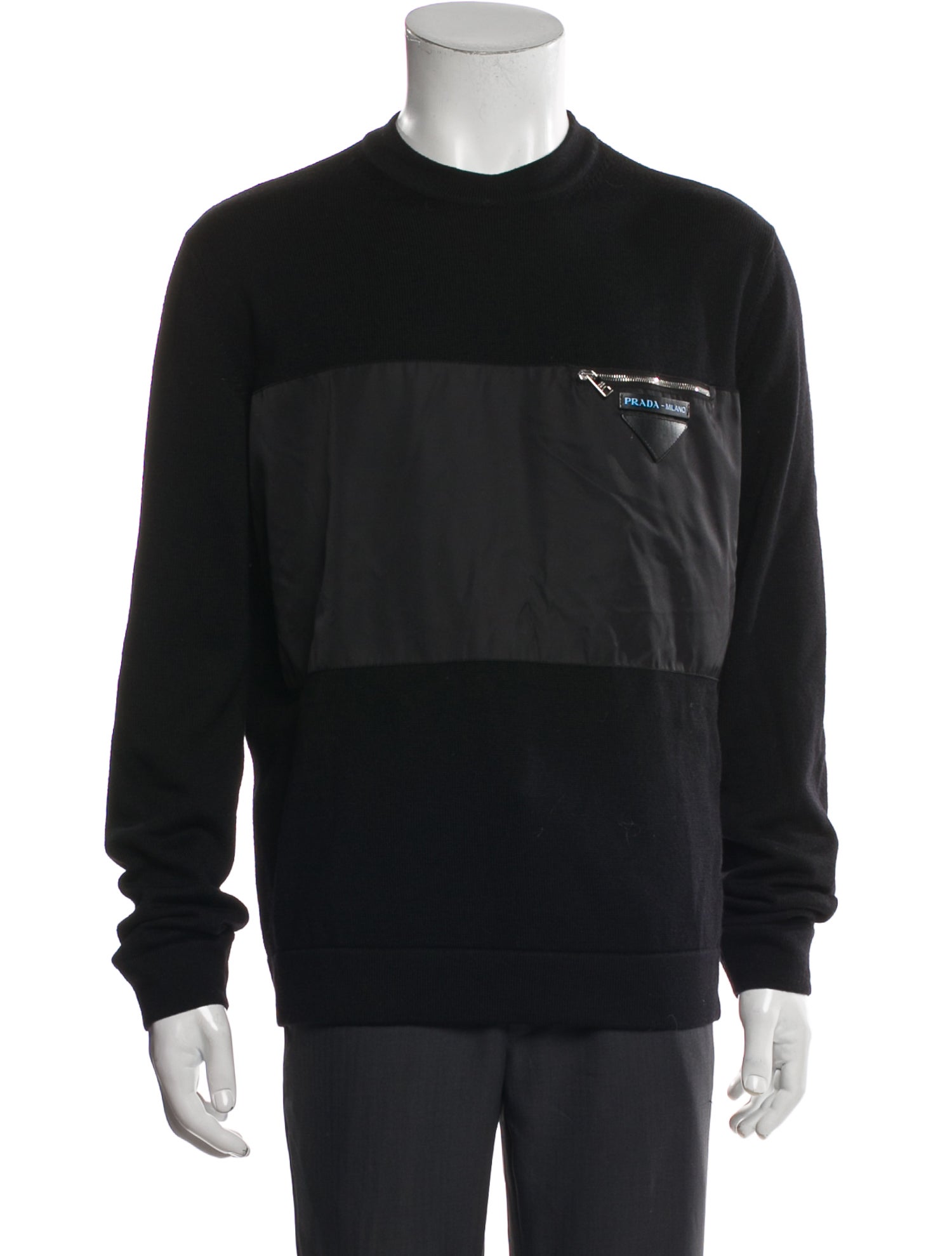 Prada 2018 Signature Logo Pullover