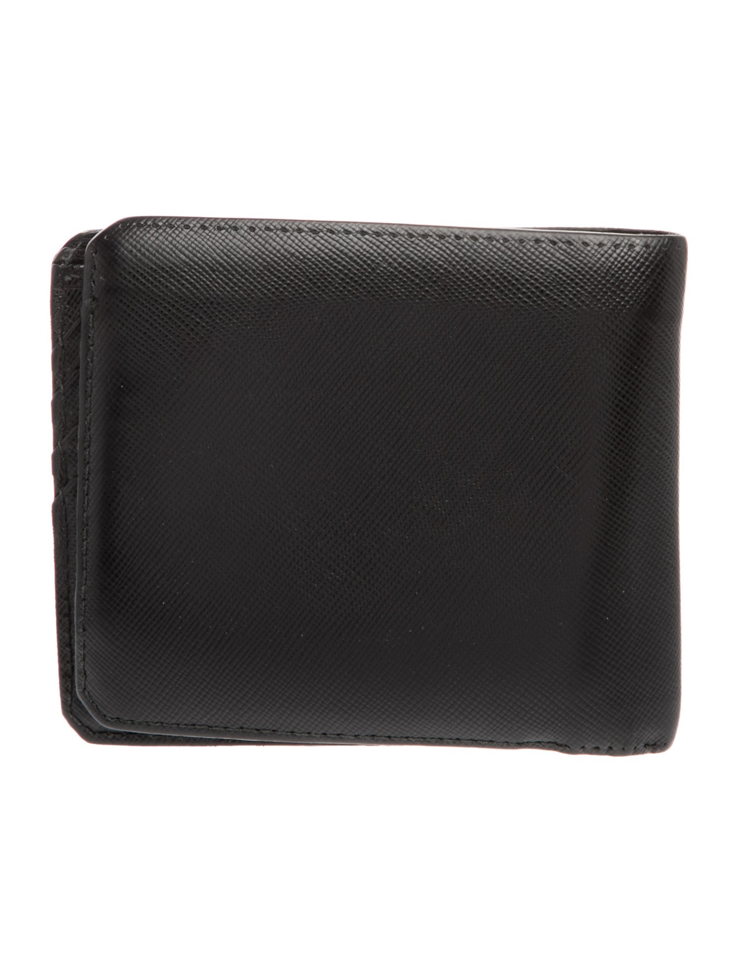 Prada Saffiano Metal Leather Bifold Wallet