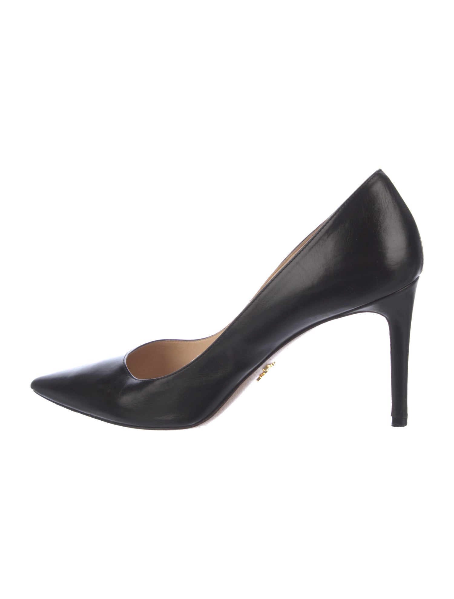 Prada Leather D'Orsay Pumps