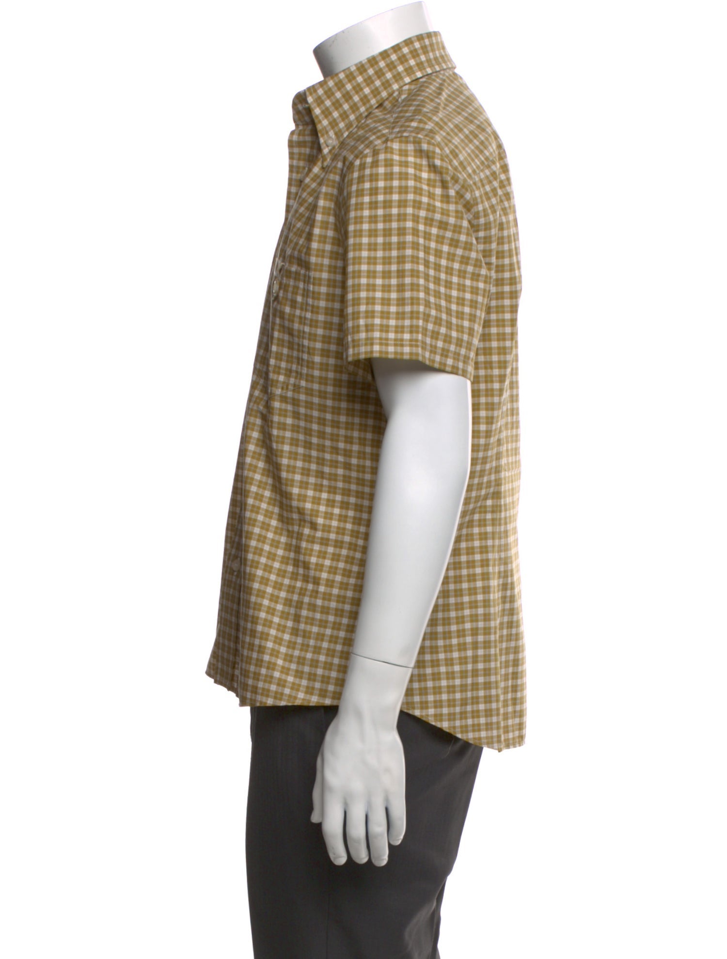 Prada 2015 Plaid Print Shirt