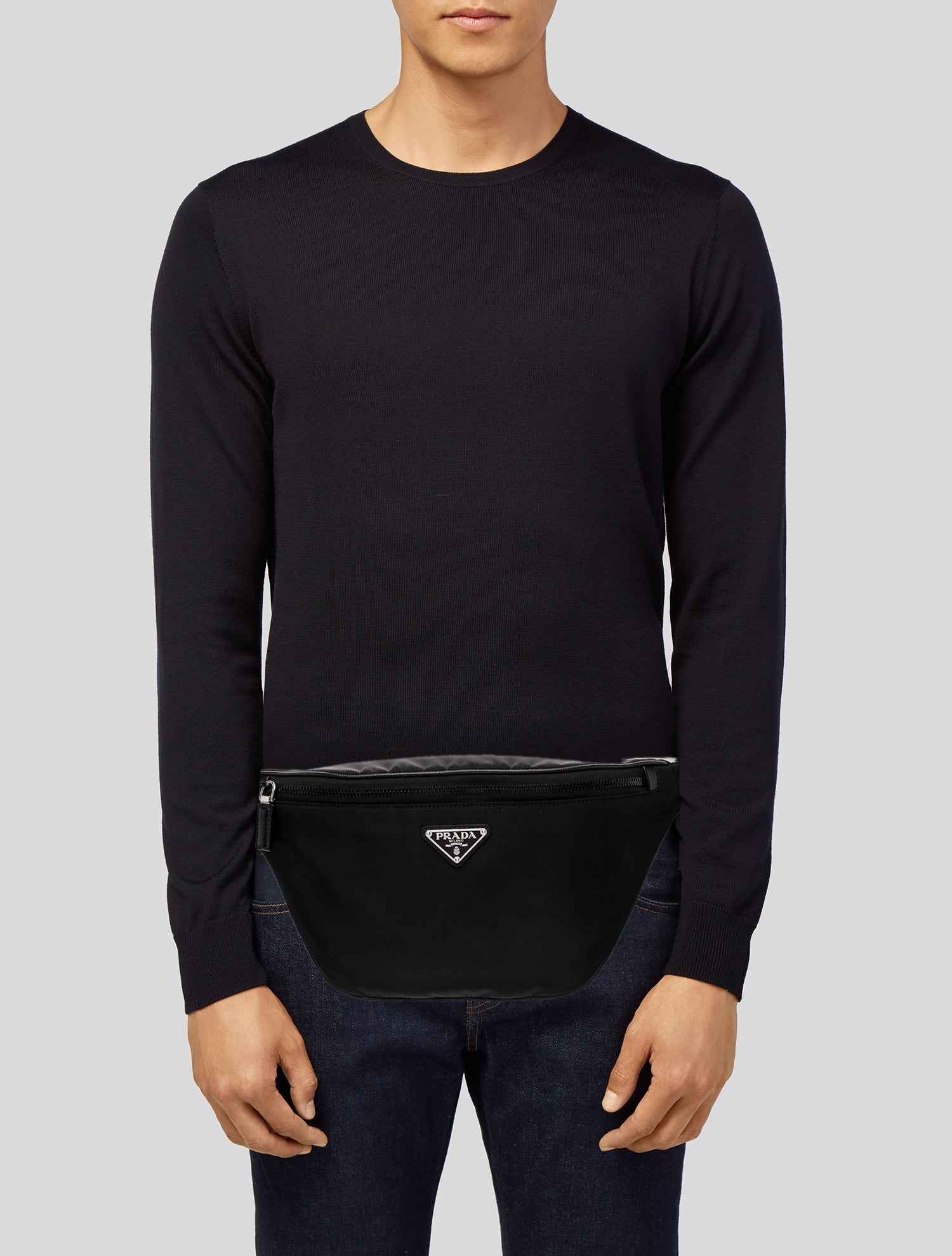 Prada Saffiano Leather Belt Bag