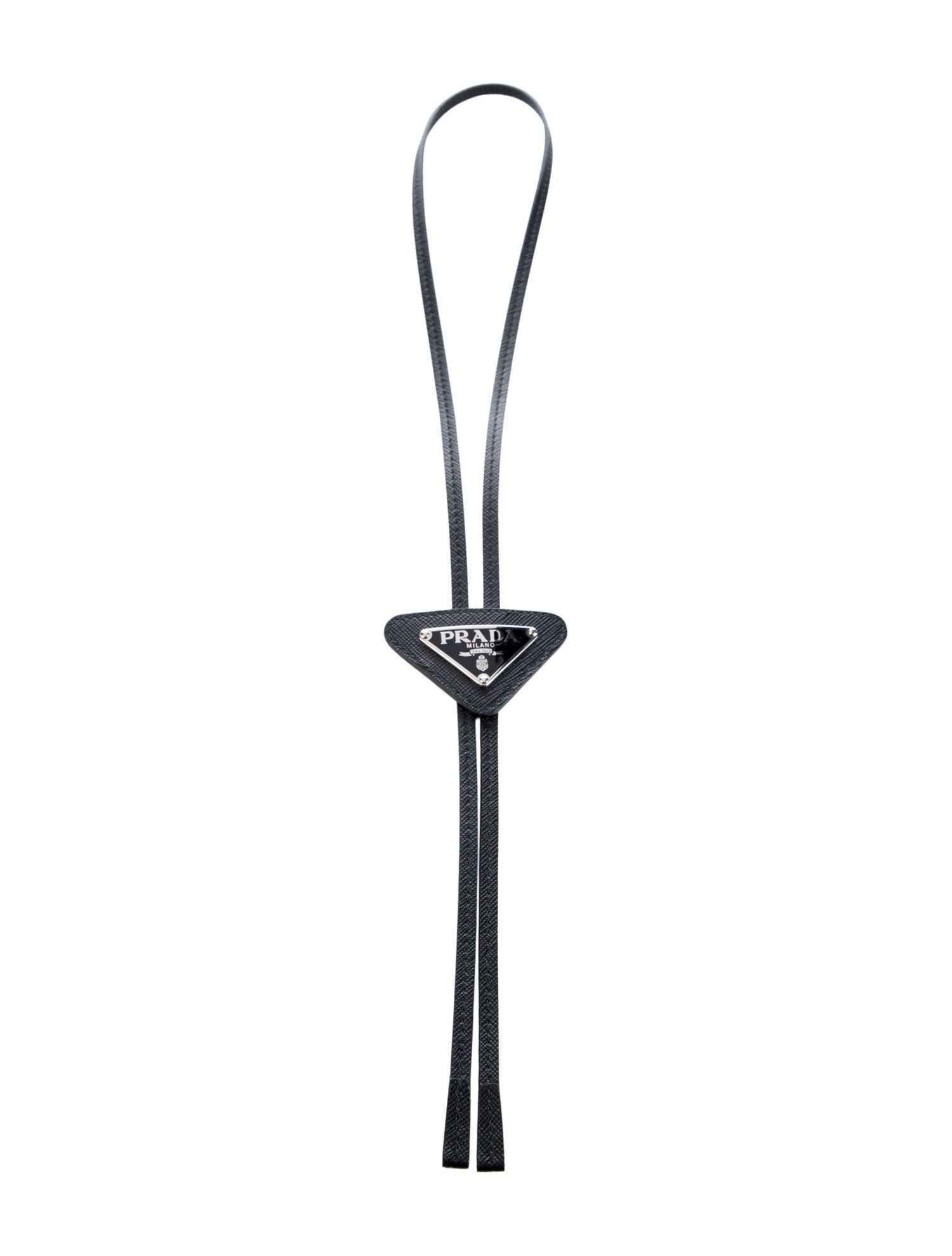 Prada Men's Saffiano Leather Bolo Tie