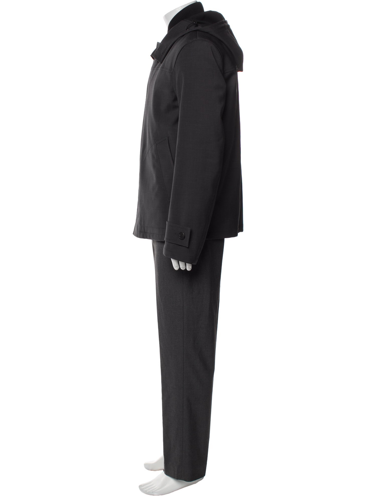 Prada 2013 Enameled Metal Triangle Overcoat