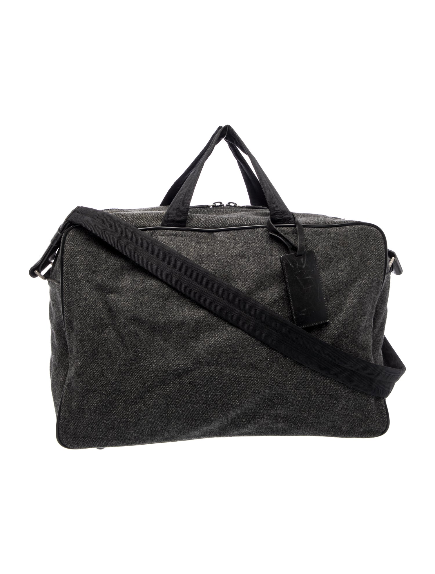 Prada Wool Messenger Bag Vintage