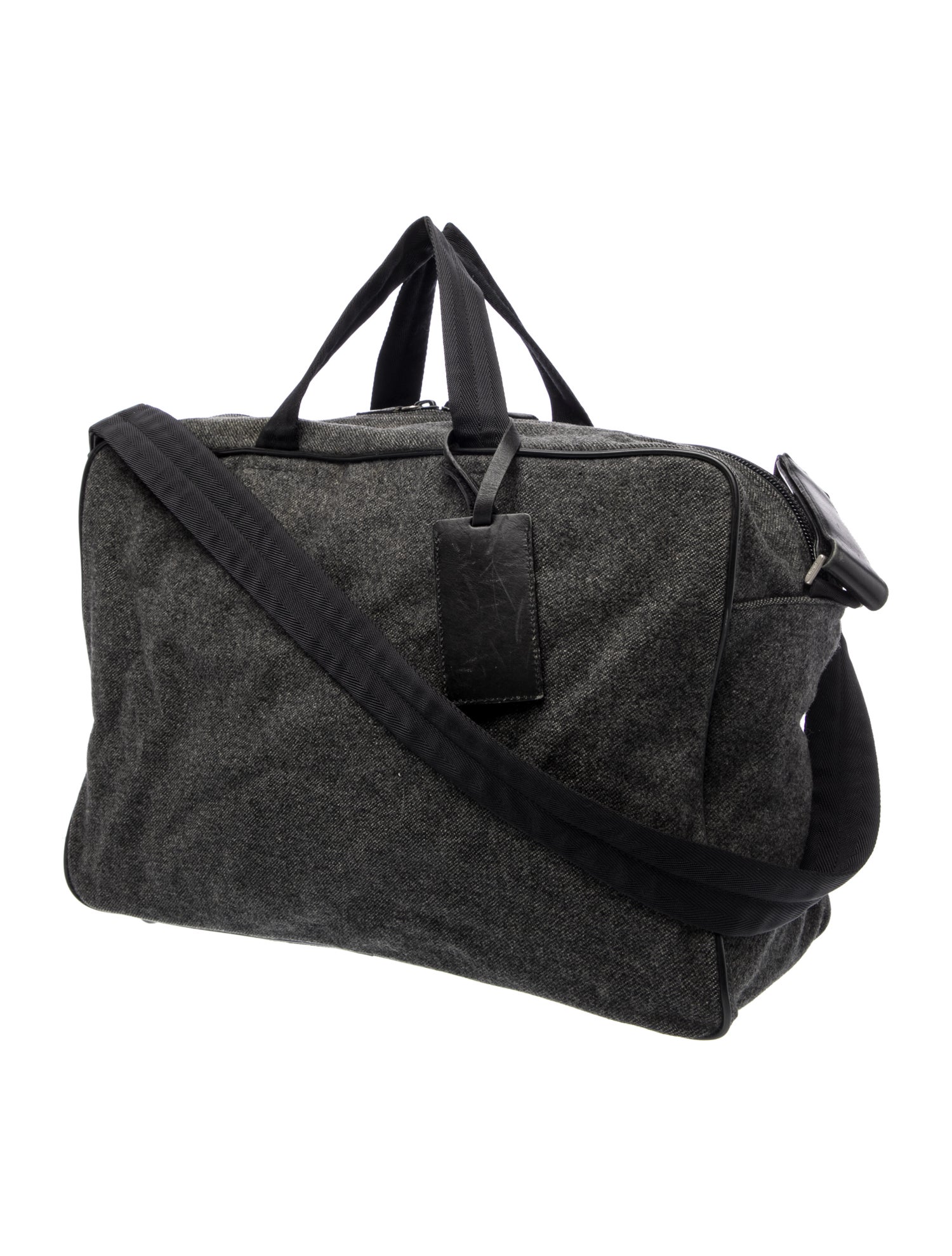 Prada Wool Messenger Bag Vintage