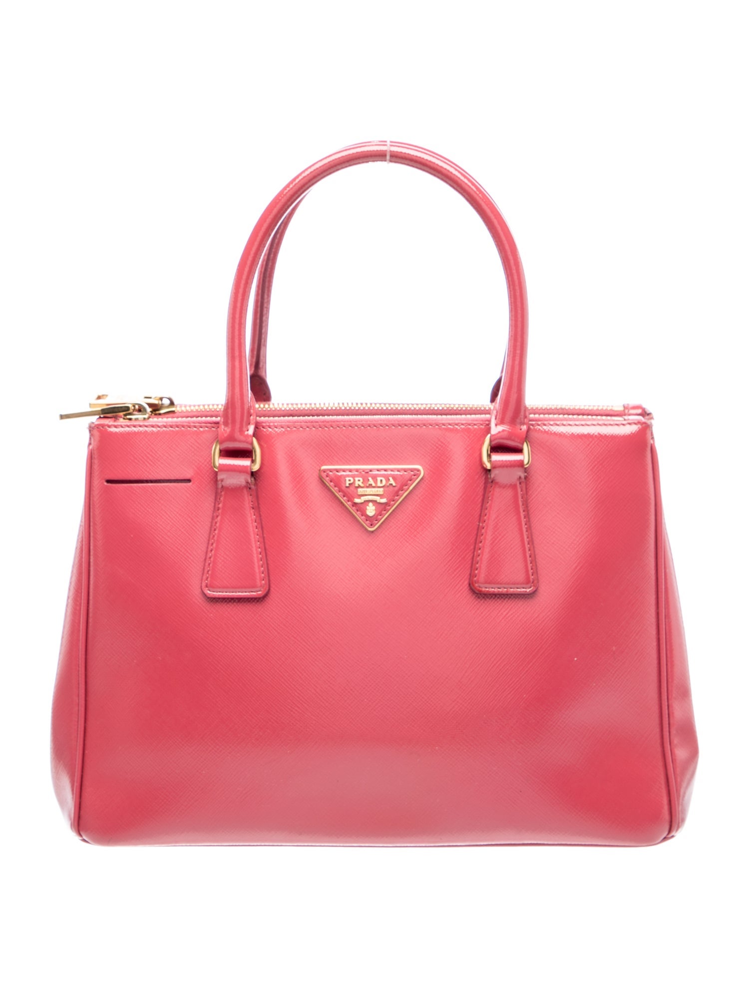 Prada Saffiano Leather Galleria Double Zip Small