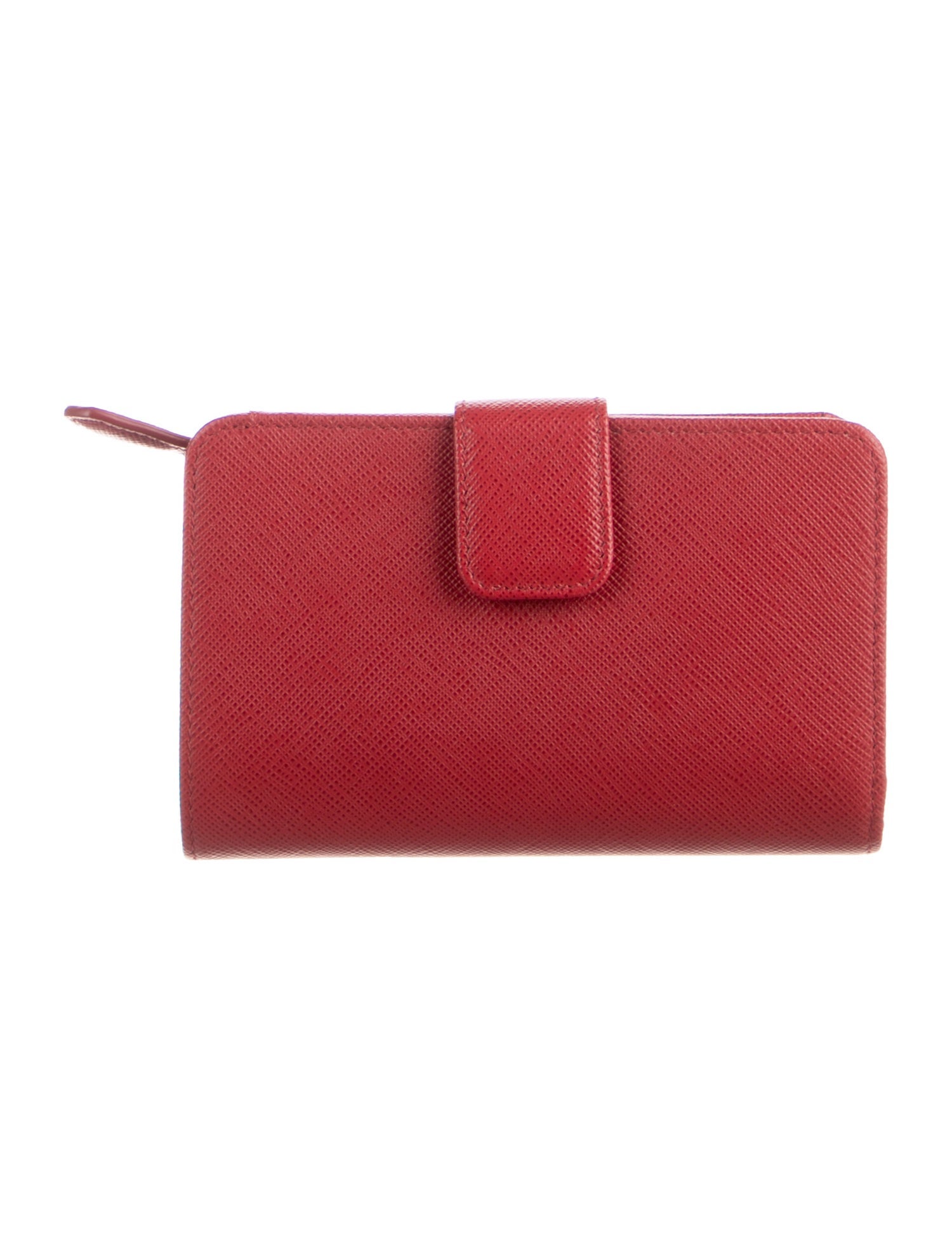 Prada Saffiano Metal Leather French Purse