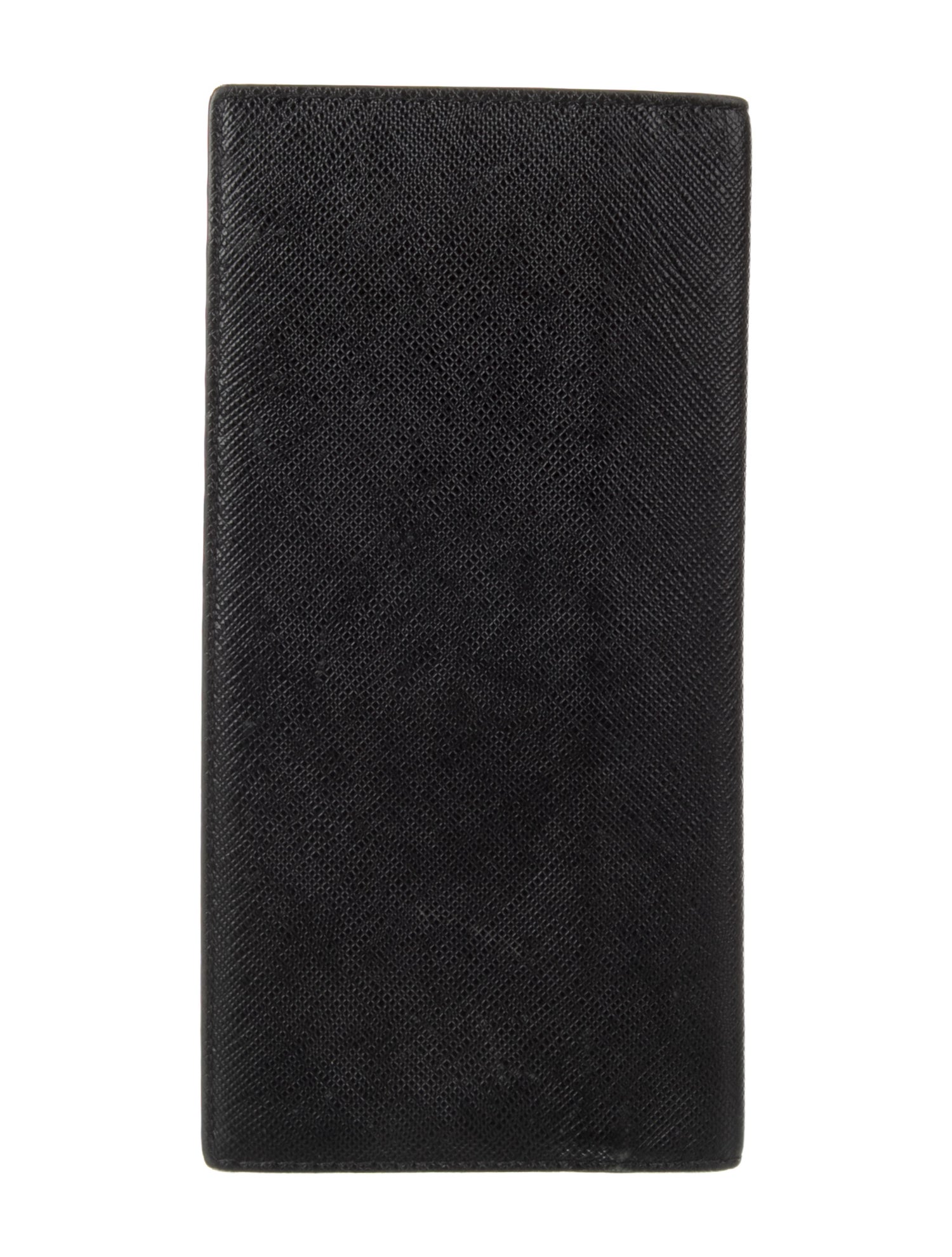 Prada Saffiano Metal Leather Bifold Wallet