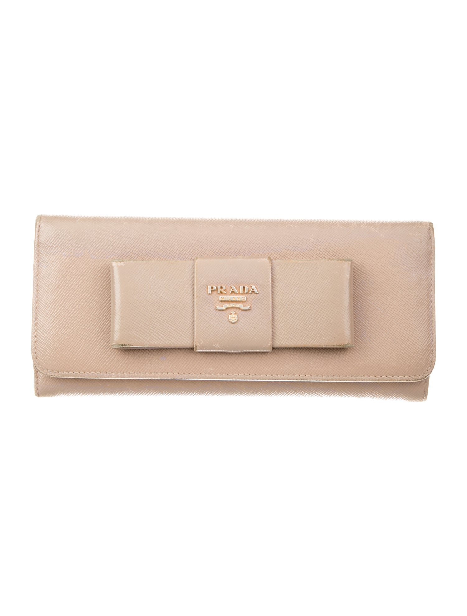 Prada Saffiano Metal Leather Wallet