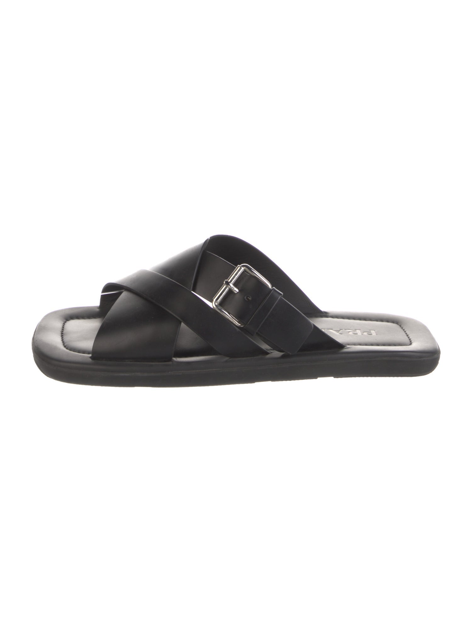 Prada Leather Slides