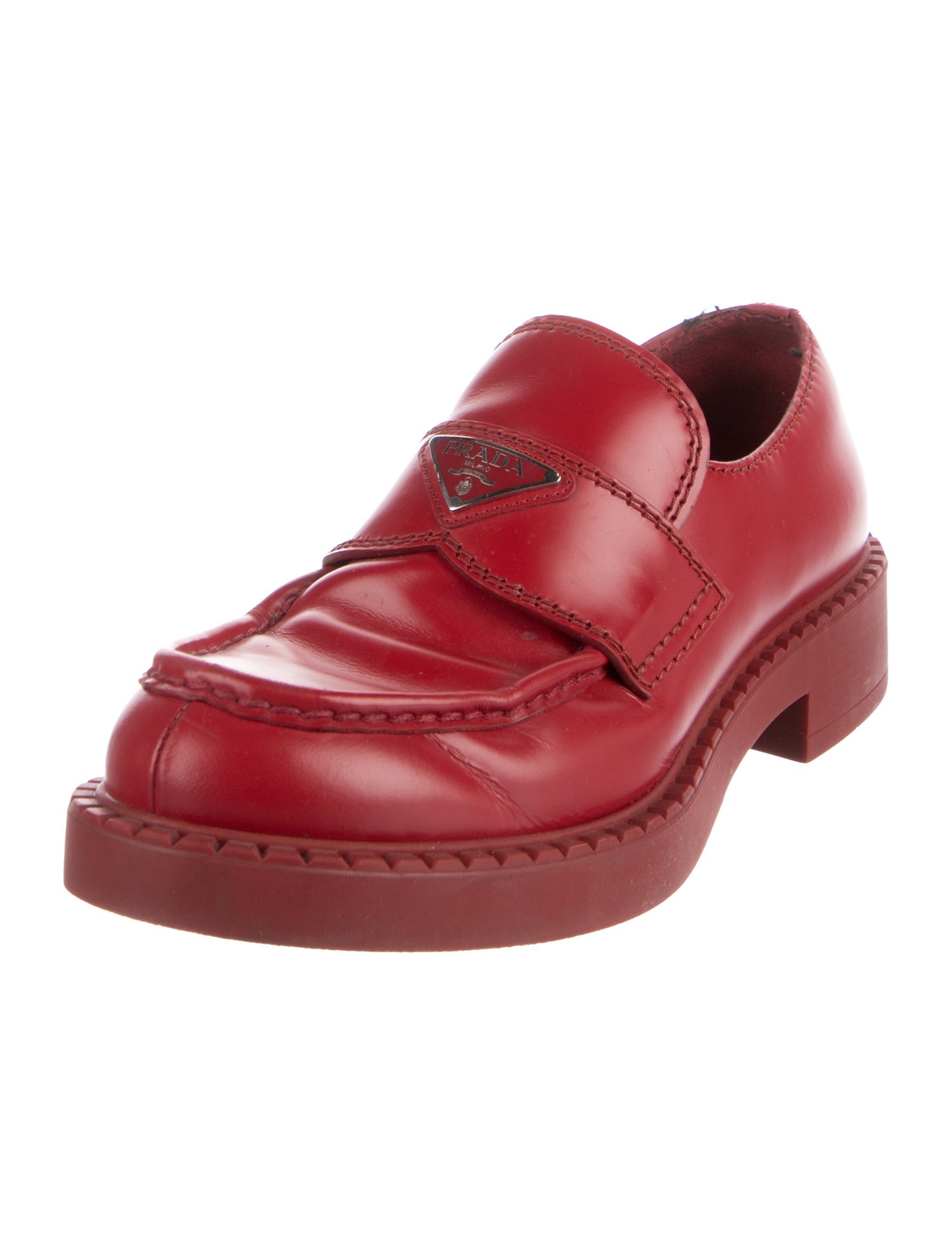 Prada Leather Loafers