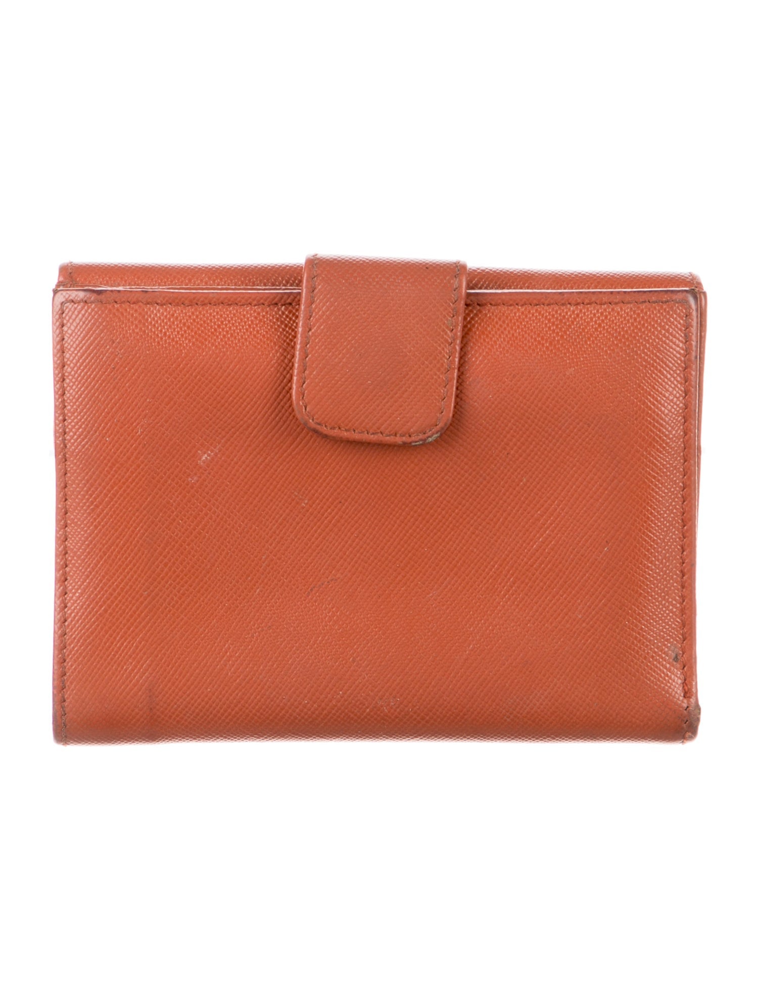 Prada Saffiano Lux Leather Compact Wallet