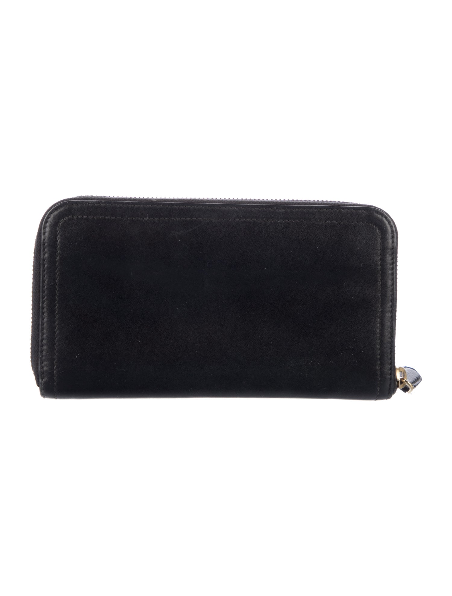 Prada Cervo Leather Continental Wallet