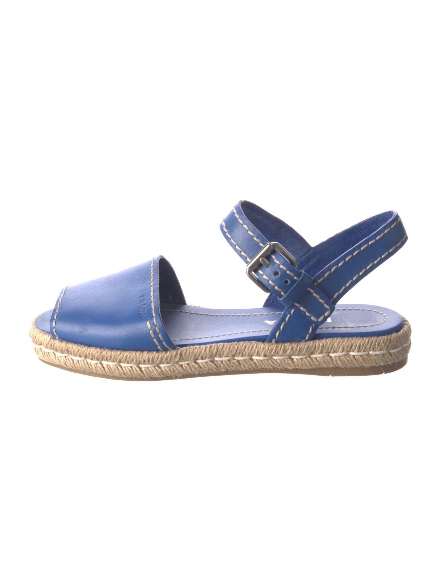 Prada Leather Espadrilles