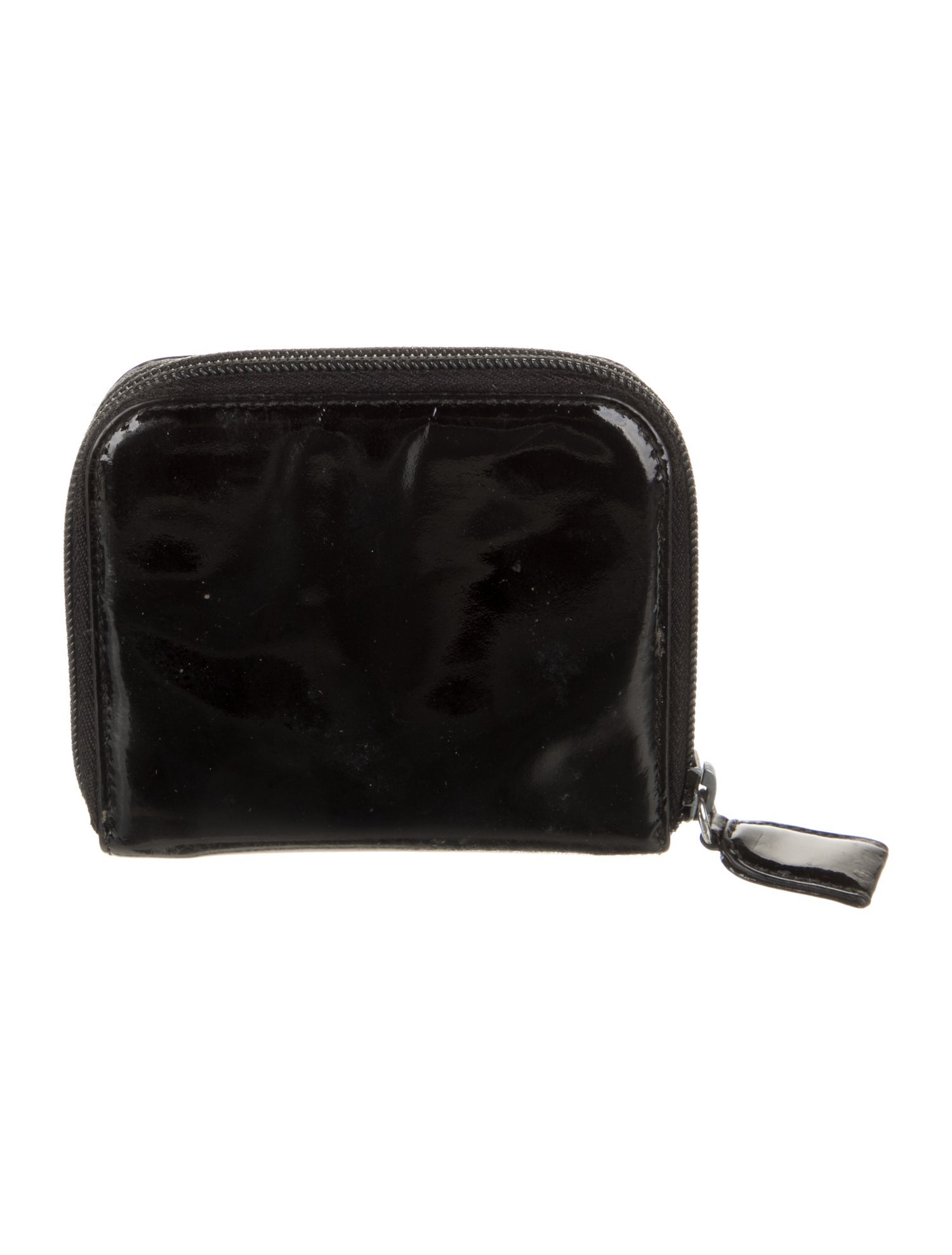 Prada Spazzolato Leather Compact Wallet