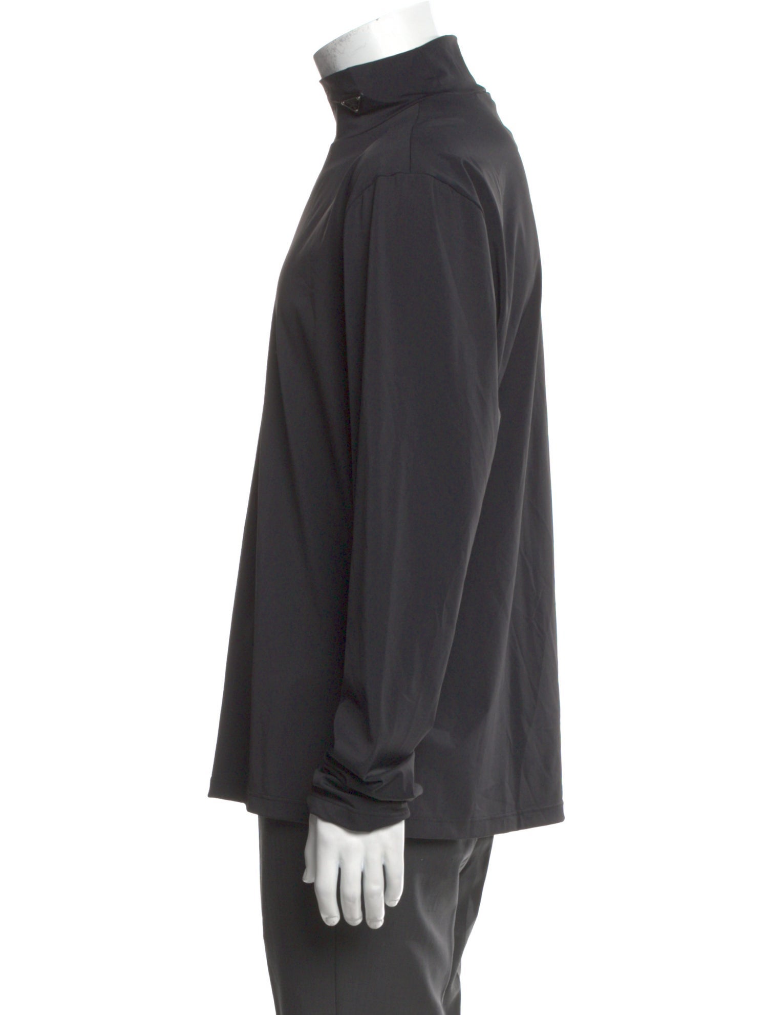 Prada 2022 Enameled Metal Triangle Pullover w/ Tags