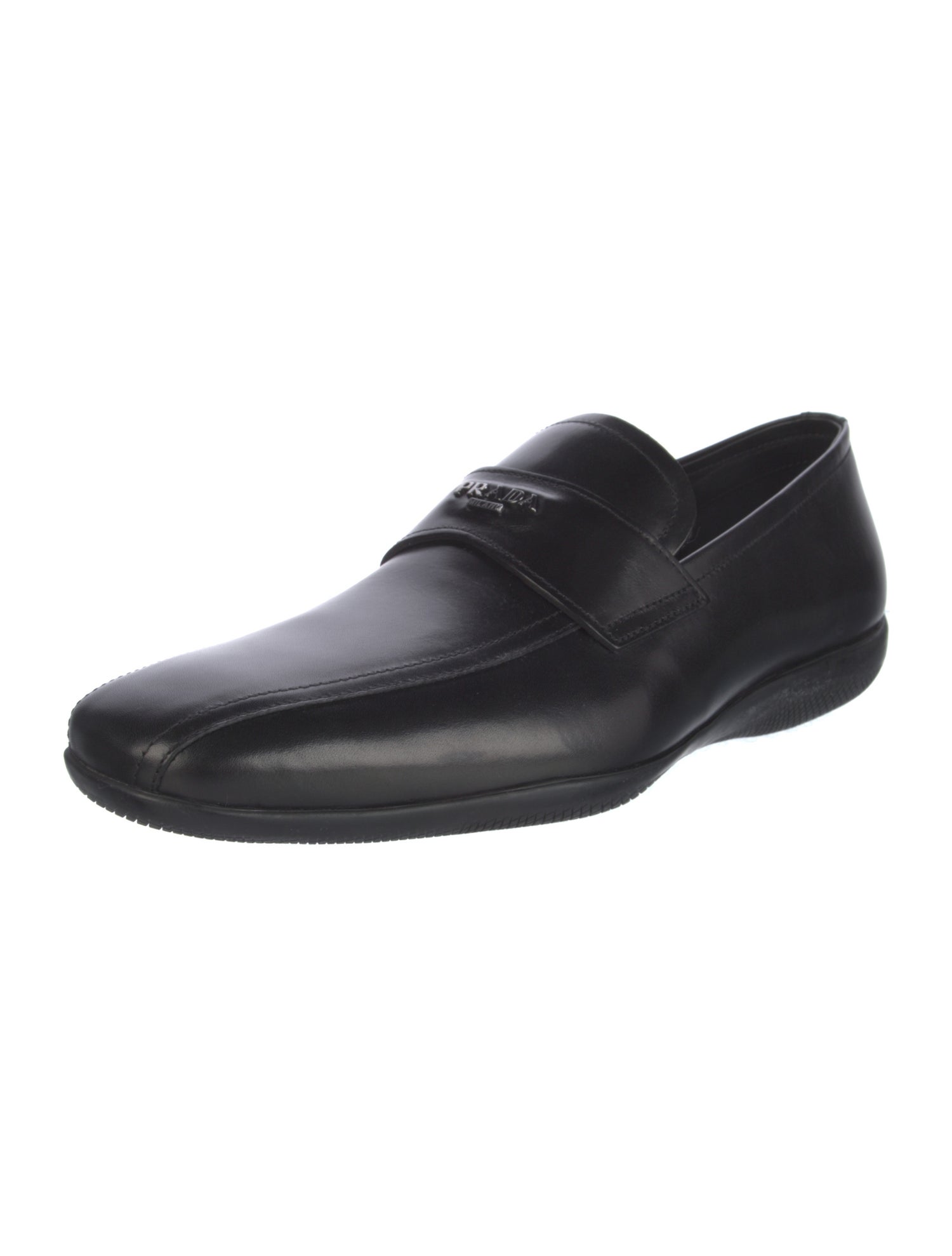 Prada Leather Monk Straps