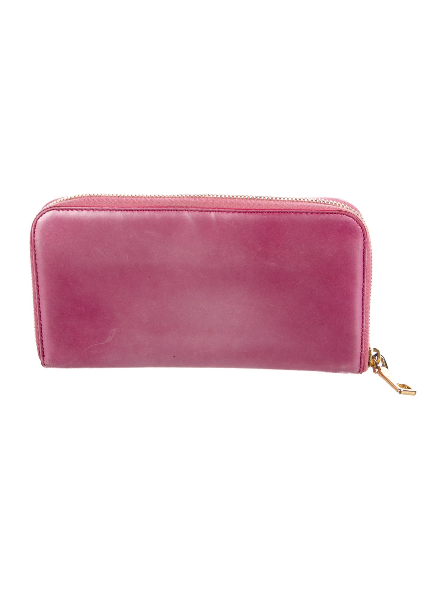 Prada Spazzolato Leather Continental Wallet