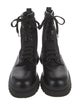 Prada Leather Combat Boots